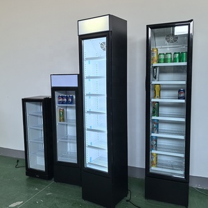 Réfrigérateur de bar à boissons <span class=keywords><strong>vitrine</strong></span> de boissons froides à porte en verre mince 105L - Product Image 5