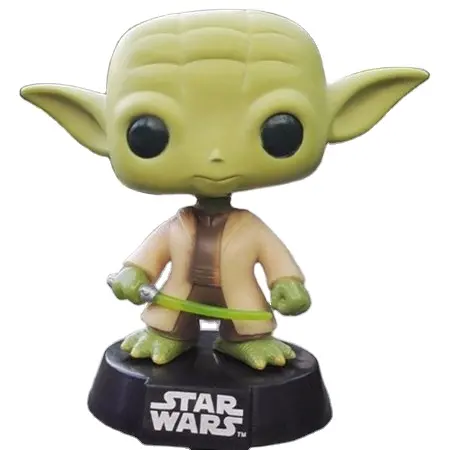Yoda Miniatur Mainan Bintang Gila, Mainan Pvc
