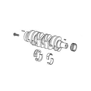 Eixo de manivela re504638 corresponde à máquina escavadora john deere 110 120 120c 160 - Product Image 1