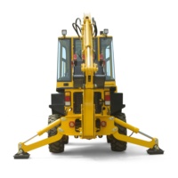 Meilleure vente pelle frontale articulée godet certificat CE chargeuse sur pneus pelle rétrocaveuse diesel Dumper New Back Hoe Loader