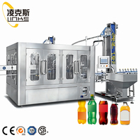 Ligne de production de boissons gazeuses froides fraîches Machine de remplissage de boissons gazeuses Machine complète Le plan de l'usine d'eau et de gaz