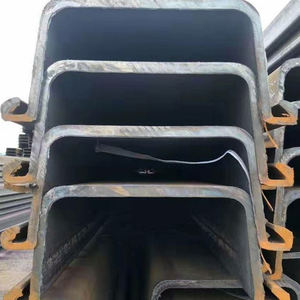 แผ่นเหล็กเสาเข็มในแผ่นแบบแผ่นเหล็กรูปตัวยู2สำหรับโครงสร้างอาคาร - Product Image 3