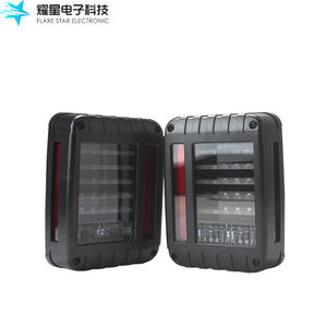 Flare <b>Star</b> Electronic <b>Led</b> Tail Light 12V Red Universal Fit For Retrofit Upgrade - Product Image 3