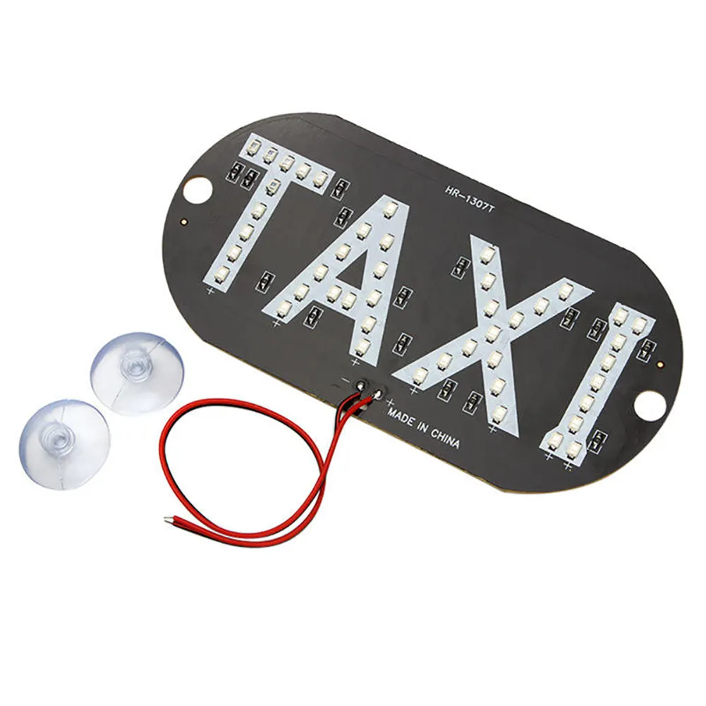 एलईडी टैक्सी प्रदर्शन संकेत सूचक रोशनी 12V एलईडी टैक्सी शीर्ष साइन विंडशील्ड दीपक सफेद टैक्सी प्रकाश दीपक बल्ब