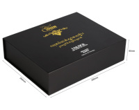 Boîte en papier rigide en forme de livre de luxe personnalisée, emballage pliable, boîtes cadeaux magnétiques avec insert en mousse EVA