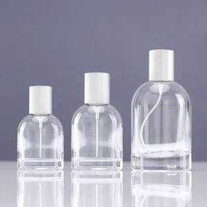 High Quality Round 30ml 50ml 100ml Perfume <b>Bottle</b> <b>Pump</b> Sprayer Luxury Parfum <b>Bottle</b> with Cap - Product Image 3