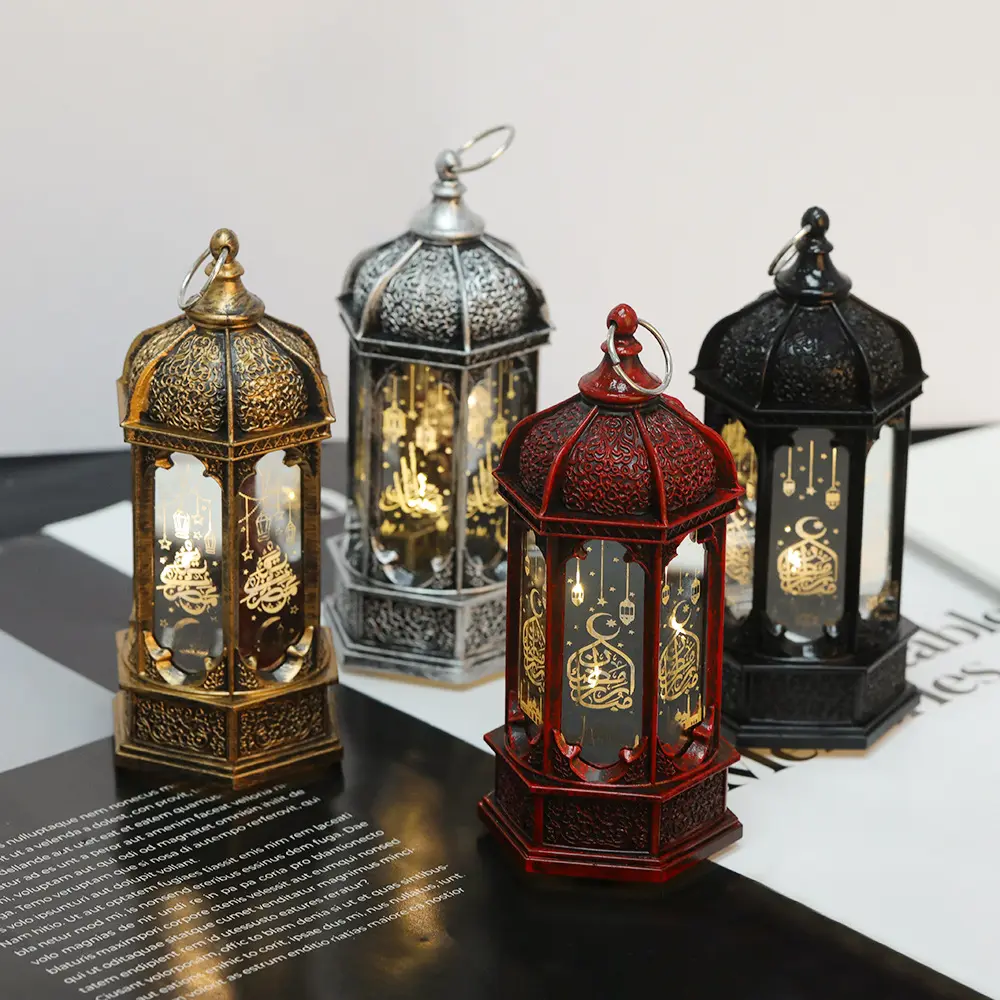 LED Ramadan Lantern Wind Lights Ramadan Decorations For Home Eid Mubarak Islamic Muslim Festival Party Decor Ramadan Kareem Gift