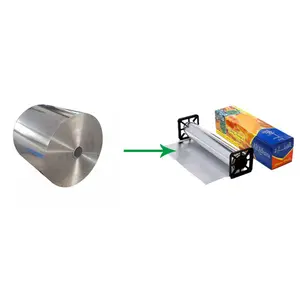 Machine d'enroulement de papier d'aluminium entièrement automatique pour la fabrication de petits rouleaux à partir de gros rouleaux