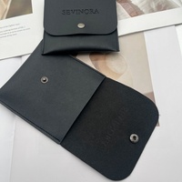 Nouvelle arrivée : Pochette en cuir PU pour bagues, boucles d'oreilles, colliers, pièces de monnaie, cartes, sac cadeau, sac de rangement pour bijoux