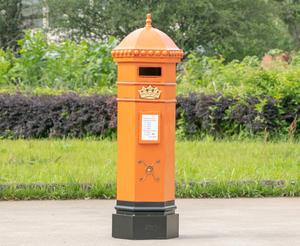 ตู้ไปรษณีย์จำลอง ตู้เซฟ กระปุกออมสิน ตู้โทรศัพท์ กล่องเก็บเงิน สีแดง ของที่ระลึกสร้างสรรค์ ของตกแต่ง งานศิลปะ งานฝีมือ - Product Image 4