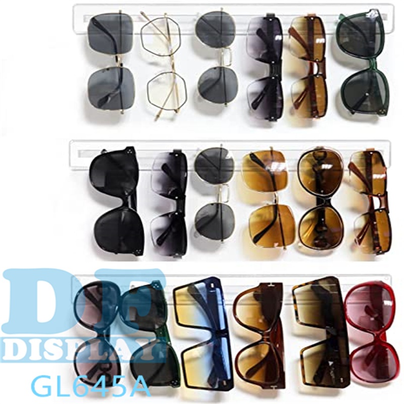 Акриловая настенная подставка для очков, настенный акриловый держатель для очков