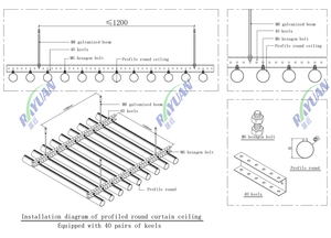 カスタマイズされたモダンスタイル防水壁パネル金属天井木目インテリアドロップアルミストリップ天井オフィスホテル用 - Product Image 5