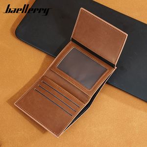 Baeellerry Men's Slim Trifold <b>Wallet</b> Brown Anti-Theft Multi-Card <b>Holder</b> Everyday Business Use - Product Image 2