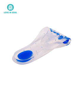 Plantillas de silicona translúcidas blancas de alta calidad, insertos para zapatos deportivos, alivian el dolor de pies, espuelas <span class=keywords><strong>en</strong></span> el talón, fascitis Plantar - Product Image 1