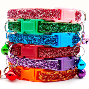 Precio al por mayor de fábrica, collares ostentosos para mascotas, collares de campana para gatos y cachorros, collares para perros - Product Image 1