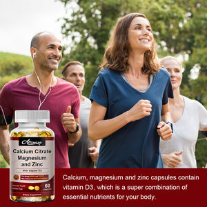 Miglior Prezzo 120 Capsule di Citrato di Calcio Senza Soia con Magnesio, Zinco e Vitamina D3 Complesso di Magnesio - Product Image 2