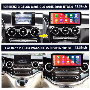 Système Linux ZLH 12,3 pouces pour voiture, CarPlay Auto 1920*720 WiFi BT Écran tactile pour Benz C V G CLASS W205 <span class=keywords><strong>2015</strong></span> 2018 NTG5.0 GPS Audio - Product Image 3