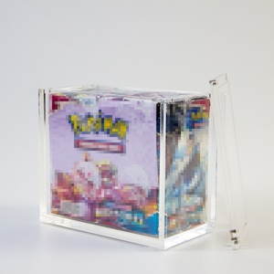 Nouvelles boîtes de rangement transparentes anti-poussière en acrylique pour cartes MTG, pour collection et présentation uniquement - Product Image 4