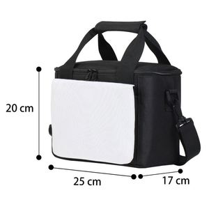 Sac à dos isotherme personnalisé en aluminium sublimé, polyester Oxford, imperméable, avec fermeture éclair, 20-35L, pour aliments et voyages - Product Image 2