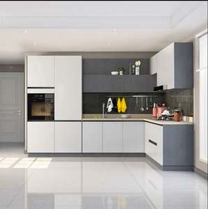 Muebles de Cocina Modulares de Diseño Moderno, Nuevos, Personalizados, en Paquete Plano, Color Blanco, para Constructor de Grandes Proyectos - Product Image 4