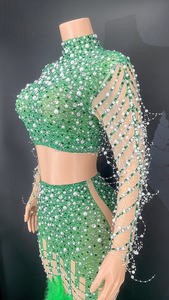 Novance Y2369-H Damen bekleidung 2-teiliges Set Herbst Damen Abendkleid Elegante Vestido Invitada Boda Halloween Kleidung Damen - Product Image 5