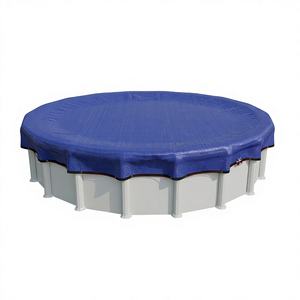 Couverture de piscine d'hiver en PVC/PE renforcée résistante aux déchirures pour piscines au sol, coutures doubles, pliable, légère, durable - Product Image 1