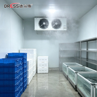 Unité de condensation à basse température 10HP à refroidissement par air et à refoulement par le haut R404A pour chambre froide et congélateur walk-in