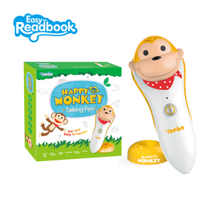 Stylo de lecture numérique interactif de lecteur de dessin animé de cadeau d'enfants pour l'apprentissage de la phonétique de l'alphabet anglais chinois - Product Image 1