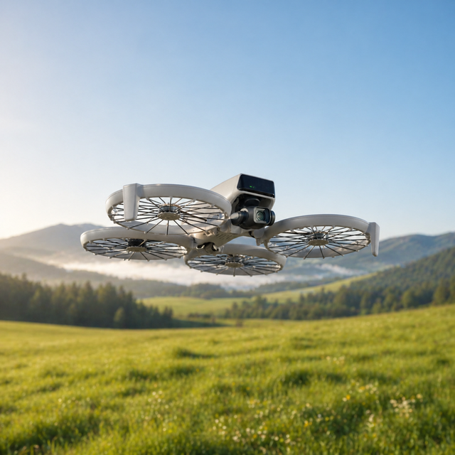 Portable Flip RC 2 Aerial Camera Built-in Display 4K Video Full Protection Propeller Guard AI Tracking Smart Travel Drones