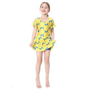 Maillot de bain une pièce pour jeunes filles, imprimé animal, sportswear pour enfants, avec des caractéristiques anti-UV et séchage rapide - Product Image 2