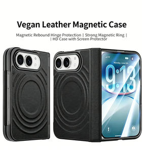 เคสซิลิโคนเหลวแม่เหล็กสำหรับ iPhone 18 Fold ลายคลื่นน้ำ ป้องกันรอยนิ้วมือ กันกระแทก ครอบคลุมทั้งตัวเครื่อง - Product Image 4