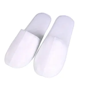 Fabric slippers for hotels portable slippers point beads anti slip slippers disposable non-woven