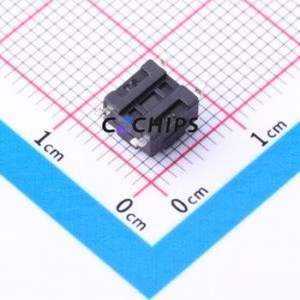 YTSG002-1-04310 Tactile Switch SMD Switch Single Pole Single Throw Round Button Vertical Mount 6.15mm - Product Image 2