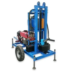 Baixo Preço Pequeno Rotary Horizontal Vertical Portable Bore Hole Solo Water Well Drilling Rig Machine