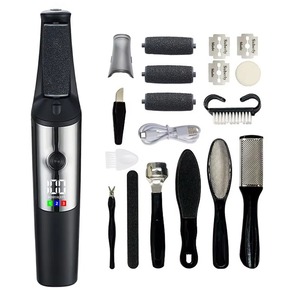 Removedor de Callos para Pies, Kit de Pedicura Profesional 16 en 1, Lima Eléctrica para Pies, para Piel Dura, Agrietada, Seca y Muerta - Product Image 6