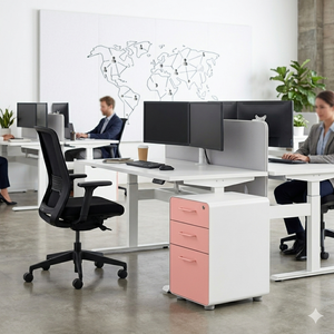 <strong>Office</strong> Storage Cabinet Mobile Pedestal <strong>Drawer</strong> Filing <strong>Unit</strong> for Workspace Organizer - Product Image 3