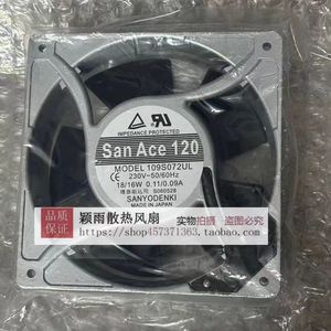 ซันโย เดนกิ ซันเอซ 109S072UL 230V พัดลมระบายความร้อนแบบแกนขนาด 120 มม. ผลิตในประเทศญี่ปุ่น - Product Image 1