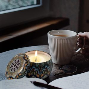 Velas Aromáticas de Cera de Soja al por Mayor, Vela de Aromaterapia con Flores Secas, Regalo de Boda para Cumpleaños, Regalos de Acompañamiento - Product Image 4