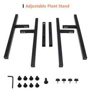 Plant Stand Home Decor Modern Mid Century Display Holder <strong>Rack</strong> Wrought Iron <strong>Garden</strong> Adjustable Indoor Flower <strong>Pot</strong> Metal Plant Stand