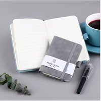 Carnet de notes Moleskine A6 avec logo personnalisé Carnet de notes en cuir avec bande élastique et boucle pour stylo Journal de gratitude en PU Eco-Friendly Pu Planner