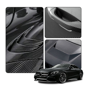 <span class=keywords><strong>Vinilo</strong></span> de Fibra de <span class=keywords><strong>Carbono</strong></span> Resistente a la Intemperie, 1.52*15m, TPU Autoadhesivo, Anti-Decoloración, Película al por Mayor - Product Image 4