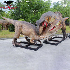 HL-AD-Jurassic Theme Park Outdoor Animatronic Dinosaur T-rex Fight - Product Image 2