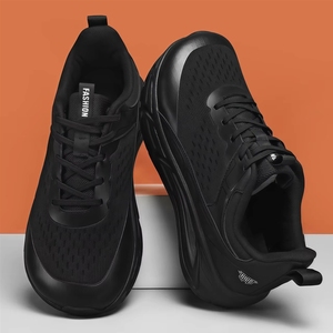 Zapatillas de ocio transfronterizas 2026 para fuera de temporada, marrón y amarillo, con suela gruesa, para montañismo y senderismo, con malla y aumento de altura - Product Image 5