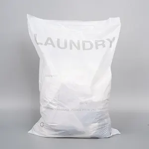 Kustom Hotel Menggunakan Tas Laundry Logo Tas Kemasan Serut Dapat Terurai