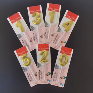 Colorful Happy Creative Birthday Number Sparkler Candle <b>Cake</b> <b>Decoration</b> <b>Supplies</b> Wedding Party Paraffin Wax Lucky Candles - Product Image 3