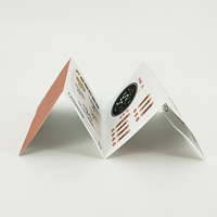 Mini papier personnalisé de haute qualité, dépliant personnel, service d'impression publicitaire