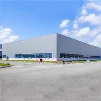 Coûts de construction de bâtiments légers en métal en Chine, structure en acier préfabriquée industrielle, coût de construction d'entrepôts