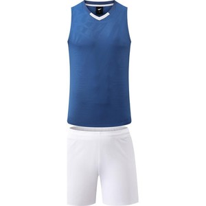 Conjunto de Uniforme de Voleibol Unisex de Secado Rápido y Transpirable con Cuello en V y Estampado Sublimado para Adultos, Ropa para Competencia de Equipos - Product Image 4
