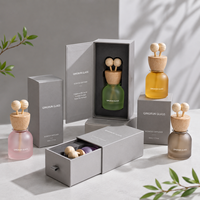 Diffuseur de parfum pour voiture personnalisable avec logo, 10 ml, à clipser, flacon en verre vide avec bâtonnets en bois