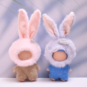 Vêtements adaptés uniquement pour poupées Mini Quatrième Génération, accessoires vestimentaires avec coiffe oreilles de lapin pour Lafufu - Product Image 1
